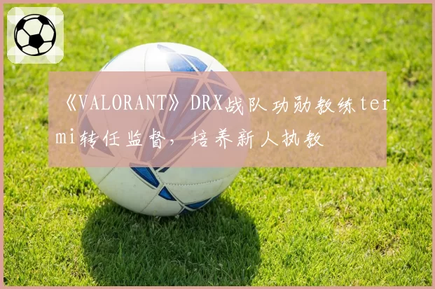 《VALORANT》DRX战队功勋教练termi转任监督，培养新人执教